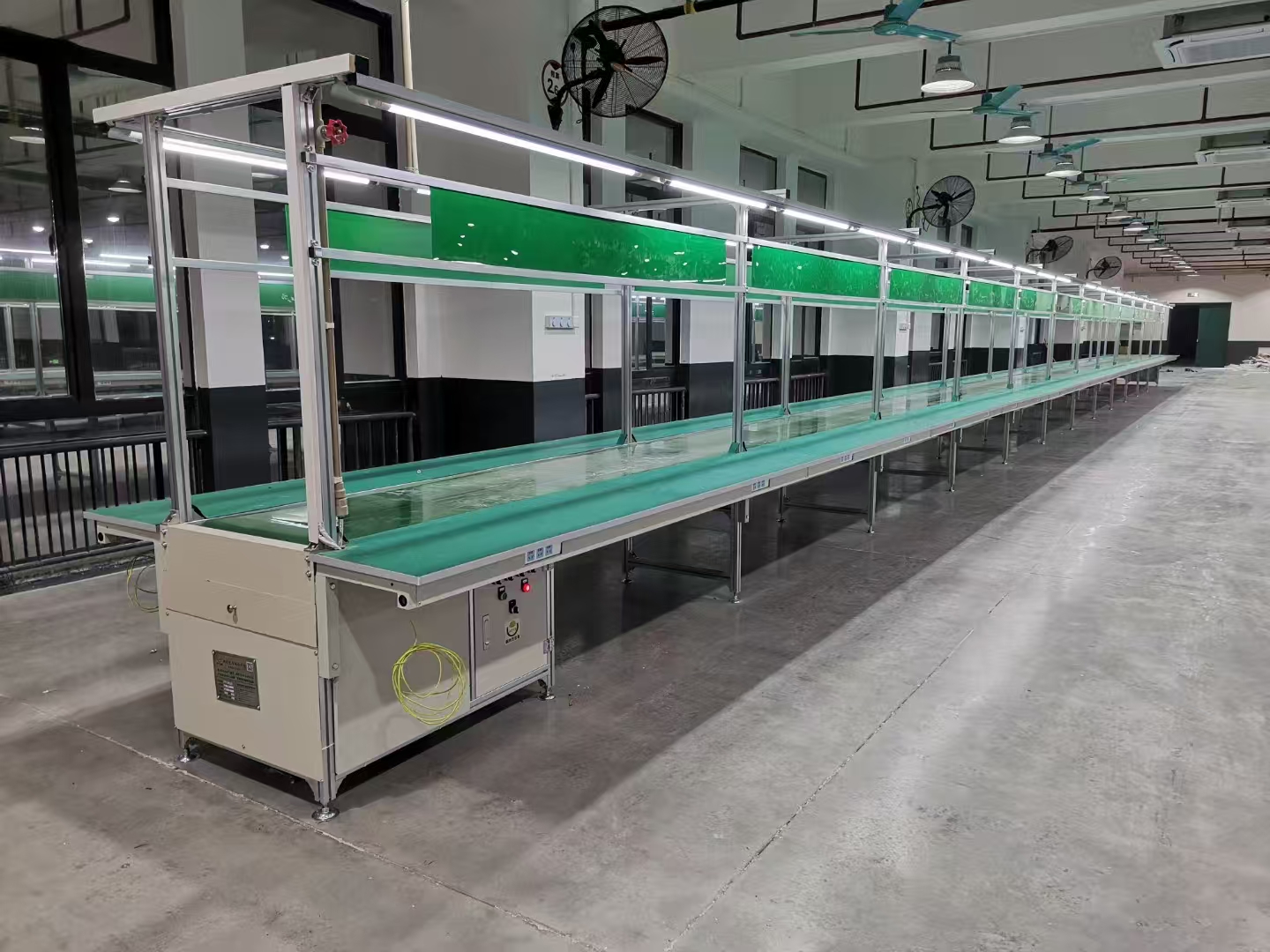 无人机配件生产用流水线工程顺利完成